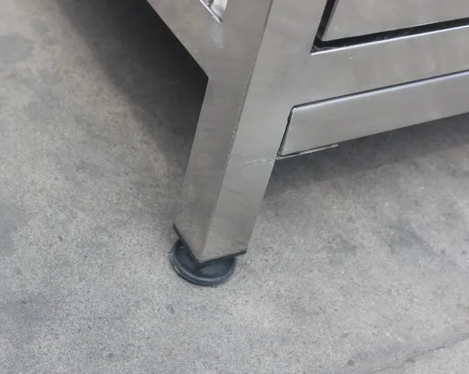 Mesa de acero inoxidable para animales de alta calidad, mesas de examen veterinario para clínica de mascotas con jaula para mascotas