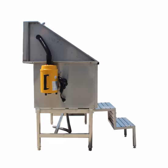 Lavadora para perros con secadora Peluquería Baño en acero inoxidable